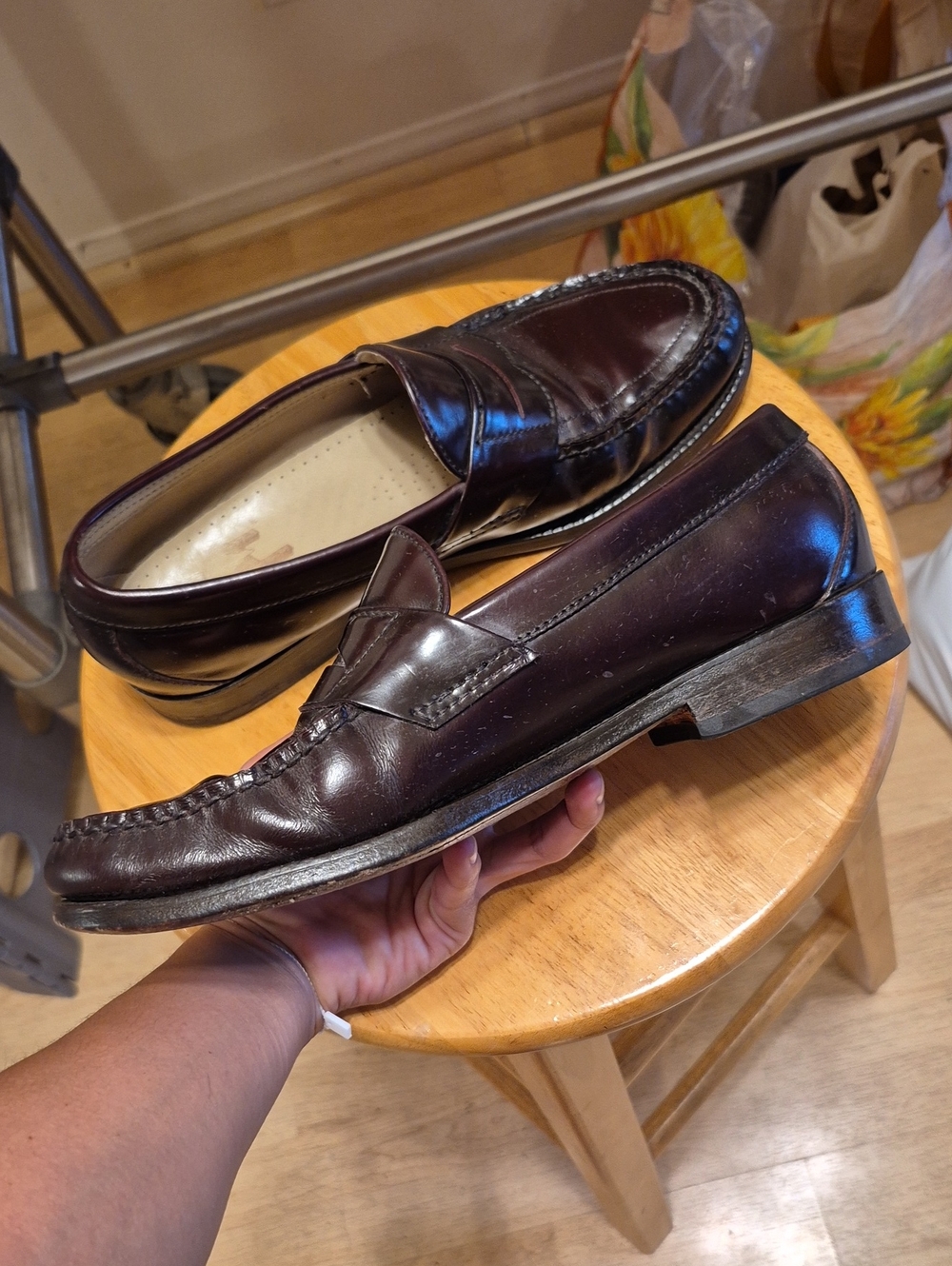 SAS Brown Genuine Leather Loafers - Picture 6 of 17